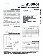 DataSheet MAX9917 pdf